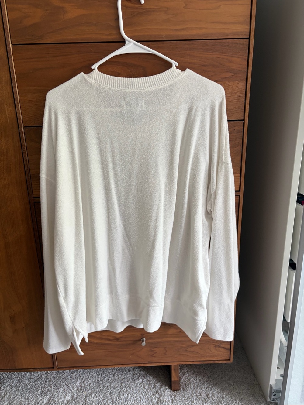 Lucky Brand Women's Cream Crewneck Sweater - Picture 3 of 4